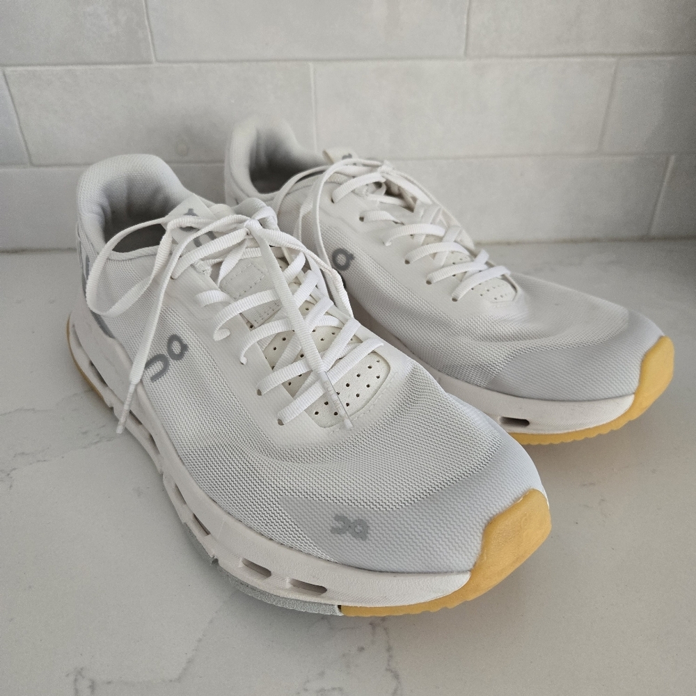 On Cloudnova Form 2 White Ivory Casual Athletic Running Shoes Size 8.5 Men/10 W - Picture 2 of 10